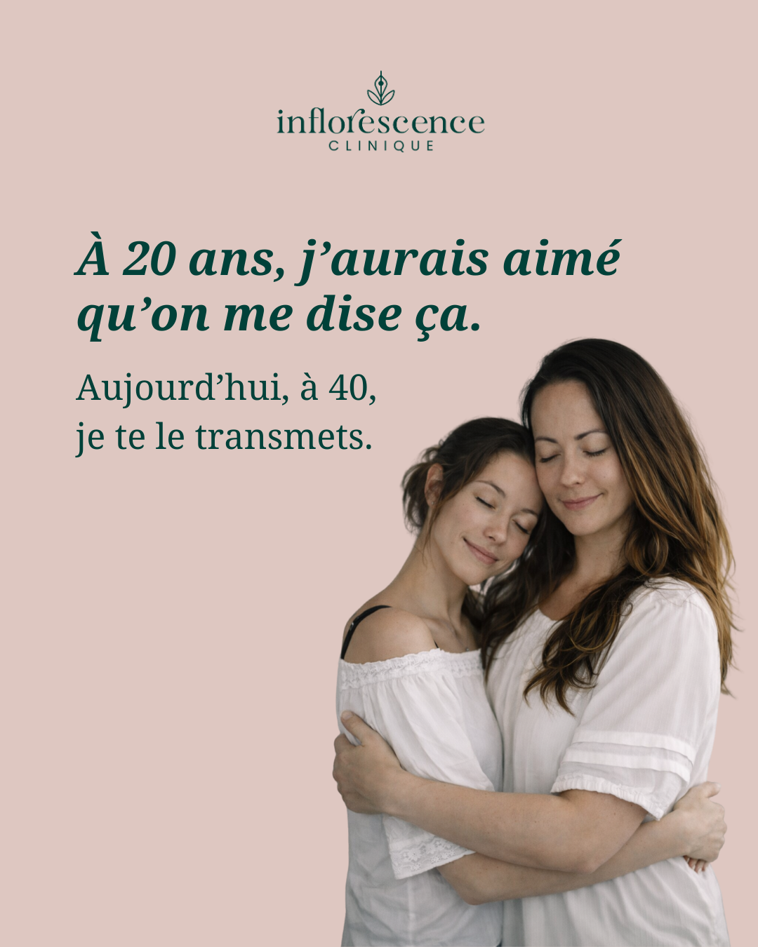 À 20 ans, j'aurais aimé qu'on me dise ça.